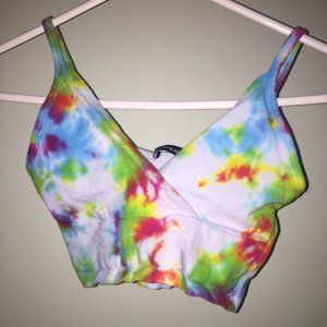 Brandy Melville cropped tank top tie dye